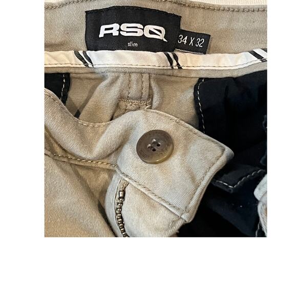 RSQ Slim Gray Jeans Mens 34x32 - Picture 3 of 3